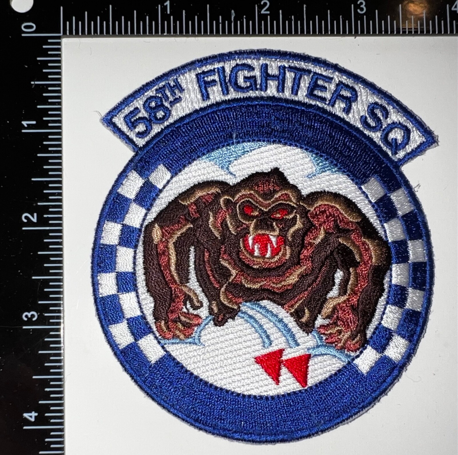 完全手描きパッチ■58thFighter Squadron■ USAF 58th Fighter Squadron Gorilla Patch | eBay