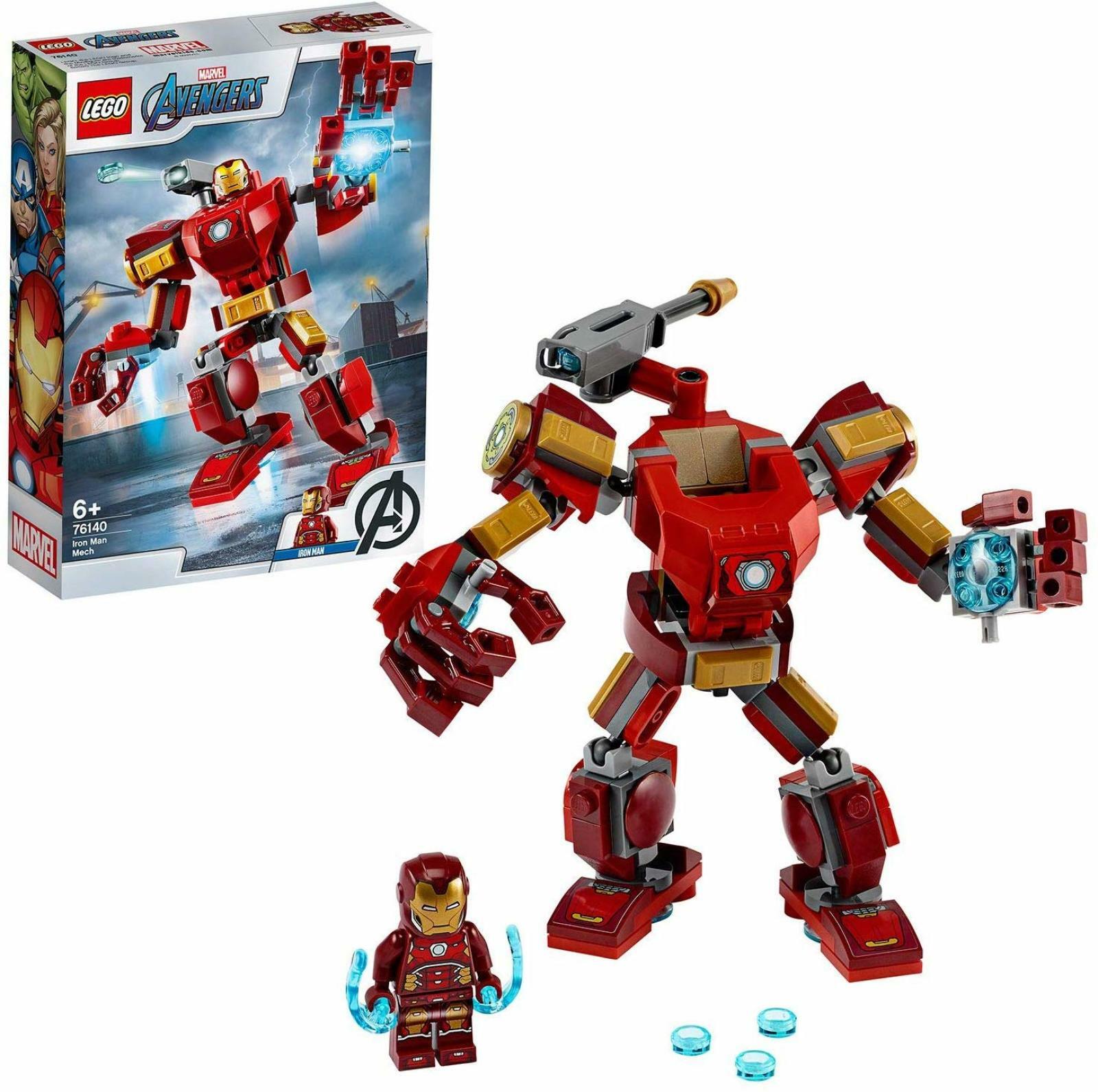 Lego Iron Man Figure Ebay Lego Marvel Avengers Iron Man Mech 76140 Kids’ Superhero Mech Figure