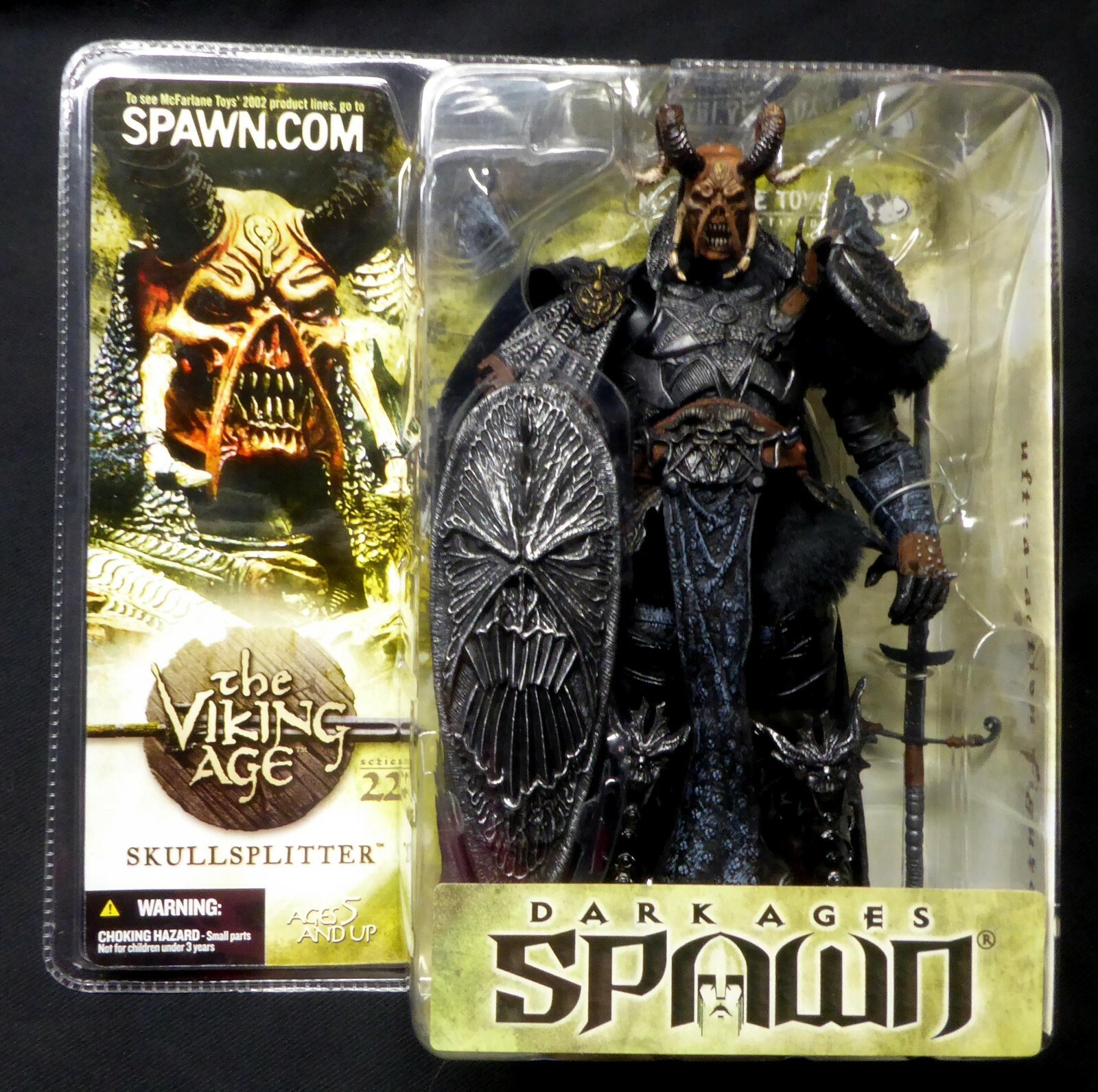 Skullsplitter Act Figure New 2002 Spawn 22 Dark Ages Viking Skullsplitter Act Figure New 2002 Spawn 22 Dark Ages Viking