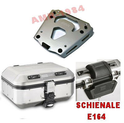 VALIGIA BAULETTO GIVI DLM30A ALLUMINIO  + SRA5137 BMW F 900 R XR 2020 + E164