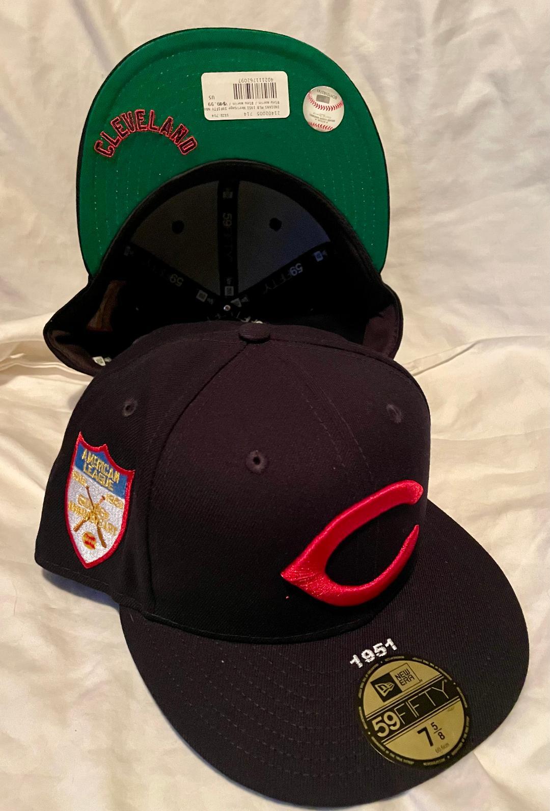 CLEVELAND INDIANS MLB NEW ERA 59FIFTY 1951 HERITAGE PATCH