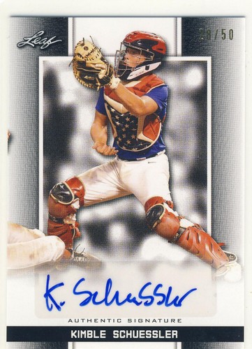 2019 Leaf Perfect Game National Showcase - Kimble Schuessler #BA-KS2