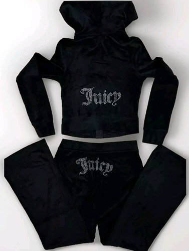 NEW WITH TAGS SET: Black Juicy Couture Tracksuit L Xl | eBay