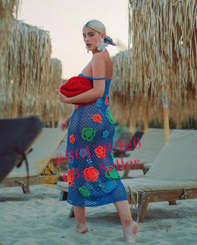 新作新品 LADY CROCHET KNIT DRESS ZARA NEW WOMAN CROCHET KNIT DRESS LIMITED EDITION ECRU REF