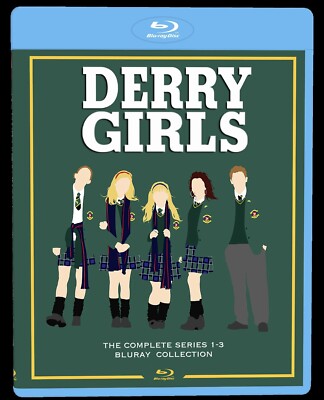 DERRY GIRLS: Series 1-3 Bluray w/ Subs | 3-Disc Set | HD 1080p | MADE ON DEMAND