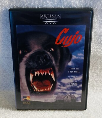 Cujo 1983 (DVD, 2000) Stephen King Novel Dee Wallace, Daniel Hugh-Kelly w/Insert