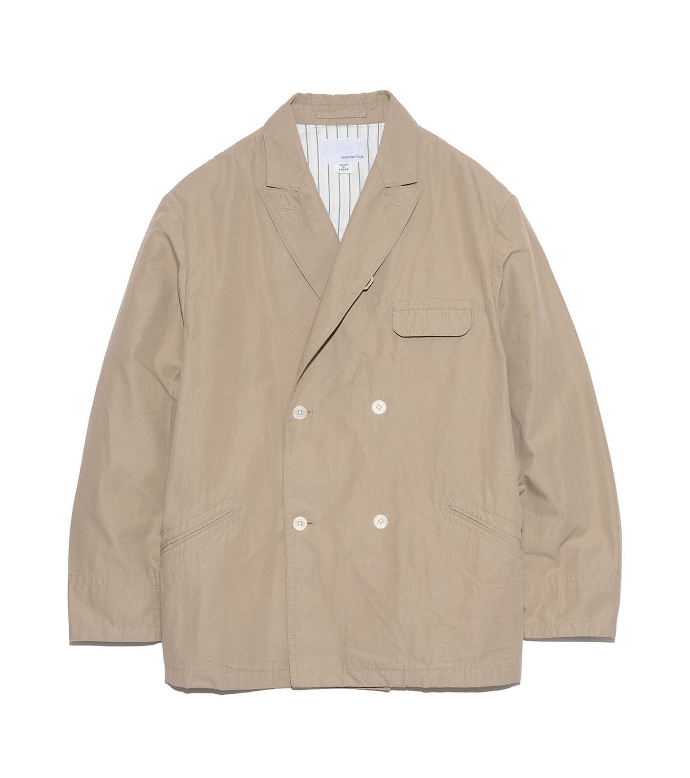 ジャケット・アウター Double Breasted Club Jacket nanamica ASK availability First) nanamica Double Breasted Club Jacket