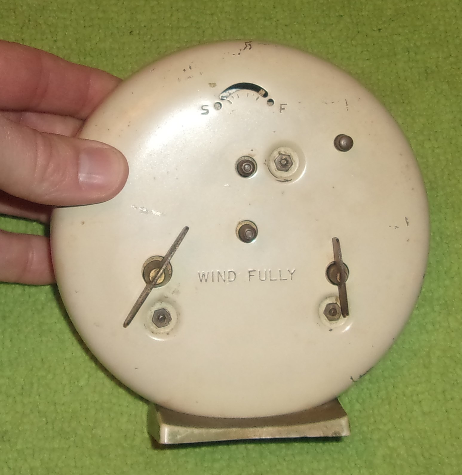 antique Harmony House alarm clock Art Deco Mid-Century decor display