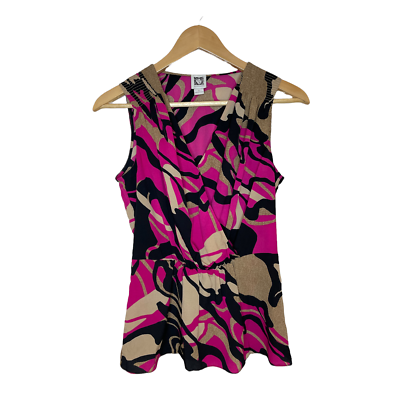 Anne klein sleeveless best sale tops