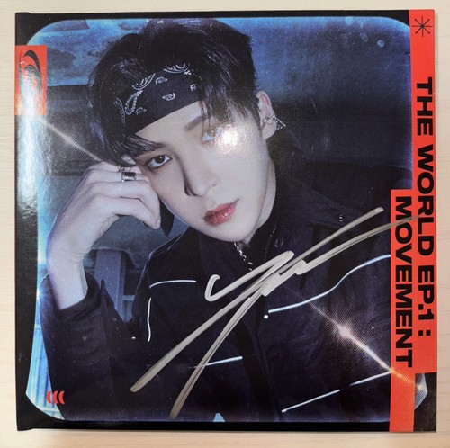 K-POP・アジア ateez will UK HMV digipak yunho ATEEZ [THE WORLD EP.1 : MOVEMENT] Yunho Autographed Signed