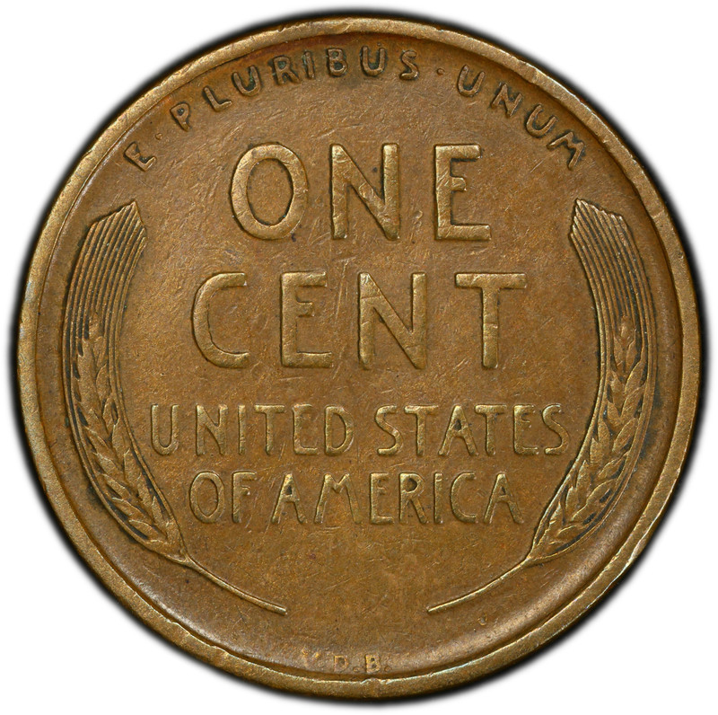 1909 S VDB Lincoln Cent, PCGS XF Detail - Planchet