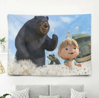 Tapestry For Trash Truck Cartoon Wall Hanging Home Decor Poster Wall Art