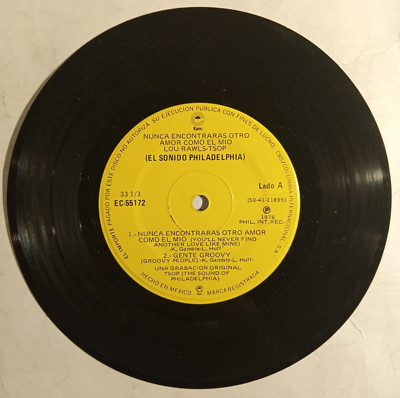 THE SOUND OF PHILADELPHIA -YOU´LL NEVER FIND ANOTHER LOVE- MEXICAN 7'' EP, FUNK