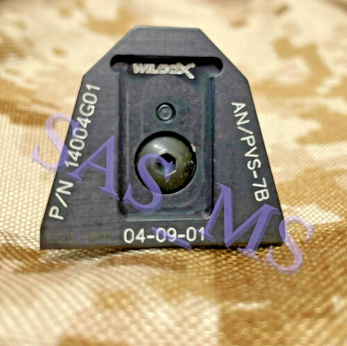 WILCOX DOVETAIL MOUNT P/N 14004G01 NVG INTERFACE SHOE ADAPTER FOR AN/PVS-7B/7D