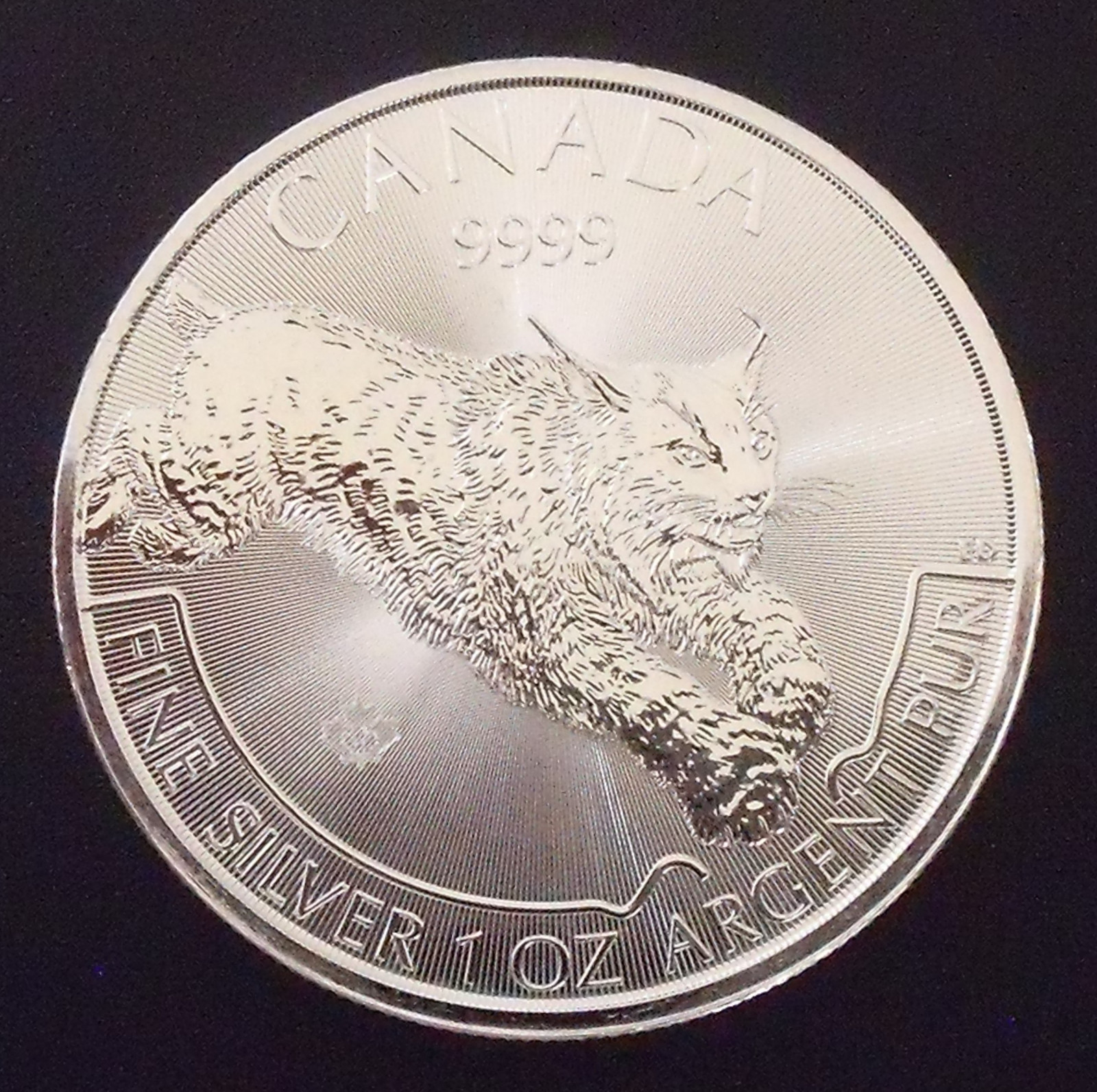 Set Of 3 Canadian BU 1 oz .9999 Silver Predator Series Coins