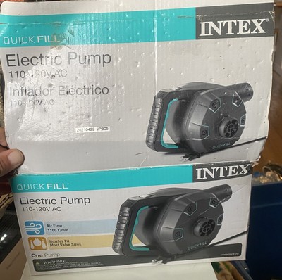 Intex quick-fill ac electric air pump 110v AC 120v AC
