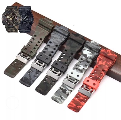  Silicone Rubber Watch Straps For Casio G-shock GA GLS-100 110 120 GD110 Band