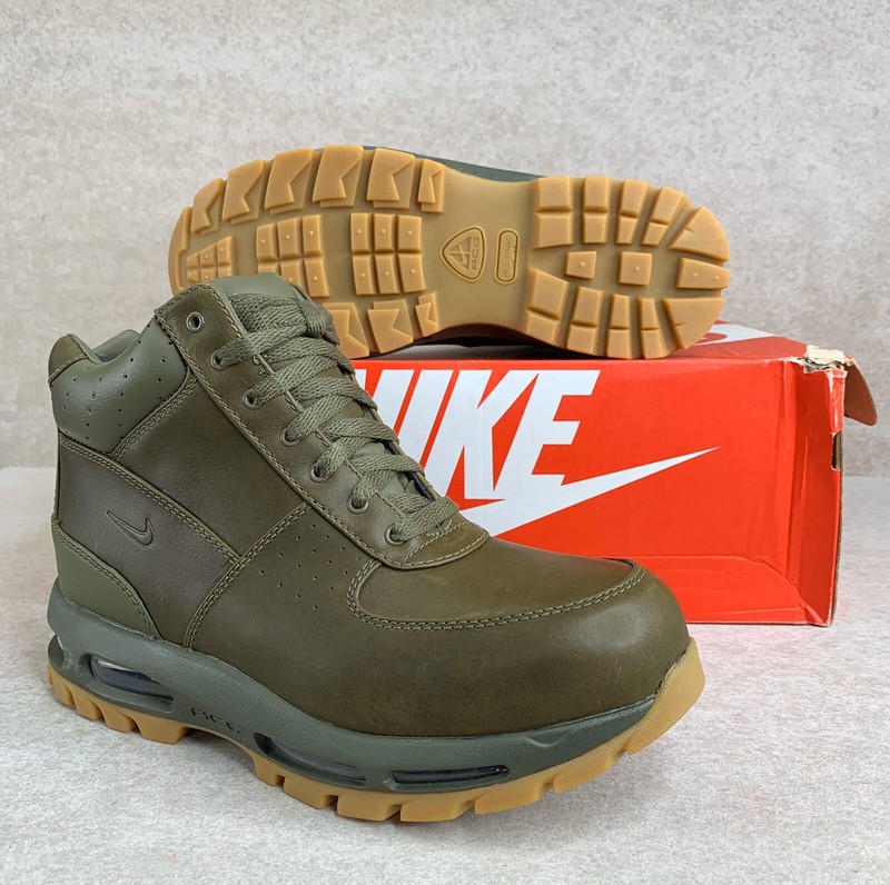 olive green acg boots