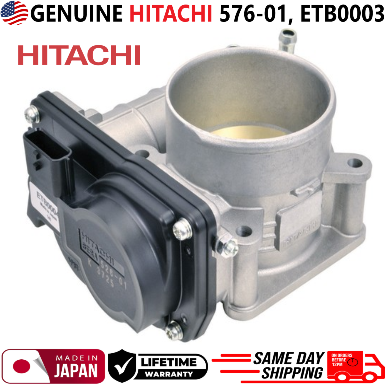 teat ヒトニヒトア GENUINE HITACHI Throttle Body For 2002-2006 Nissan Altima
