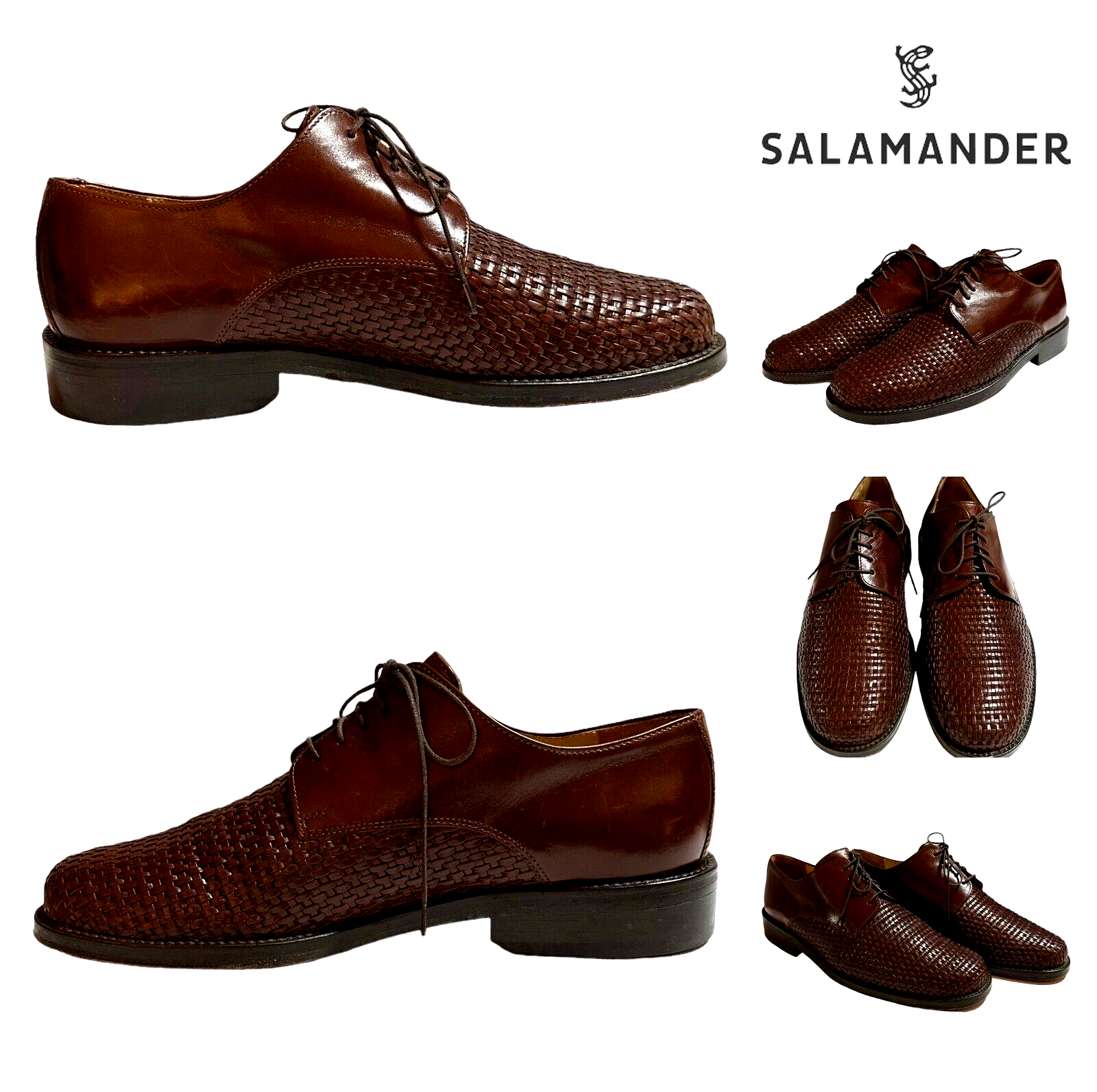 靴 Salamander Brown Oxfords Dress Shoes Marke Salamander Vintage Made in West Germany Leather