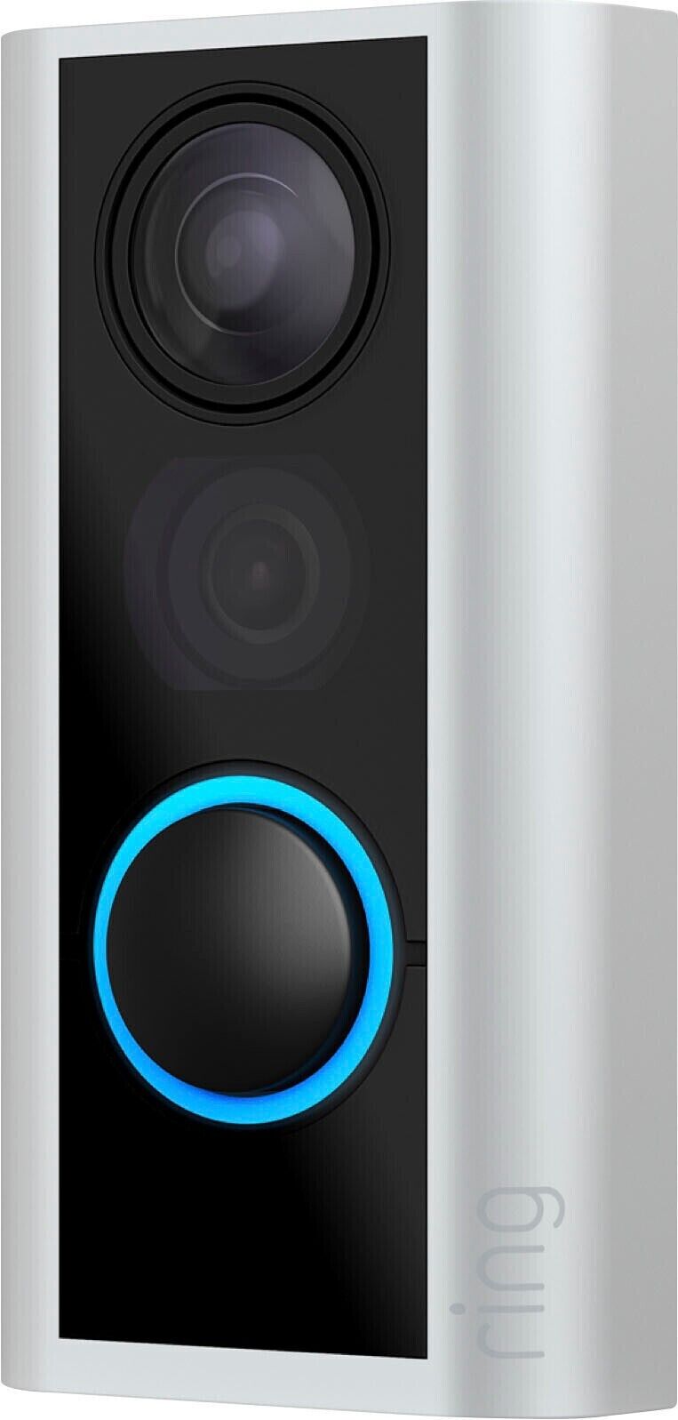 Brand New! Ring - Peephole Cam Video Doorbell - Battery Powered - Satin Nickel