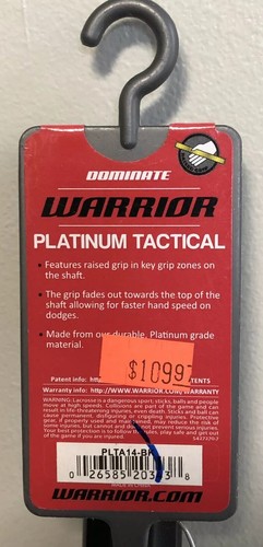 Lacrosse Warrior Platinum Tactical Stick And STX Proton Power Head