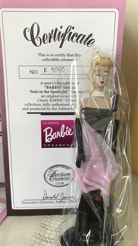 ??Classic Barbie Ornaments 1996 By Ashton-Drake Heirloom Ornaments Club 3/Set