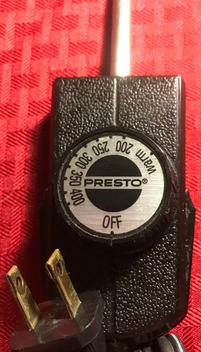 Presto Electric Skillet Control 0690003 E73717 1500Watts E73717 Power Cord