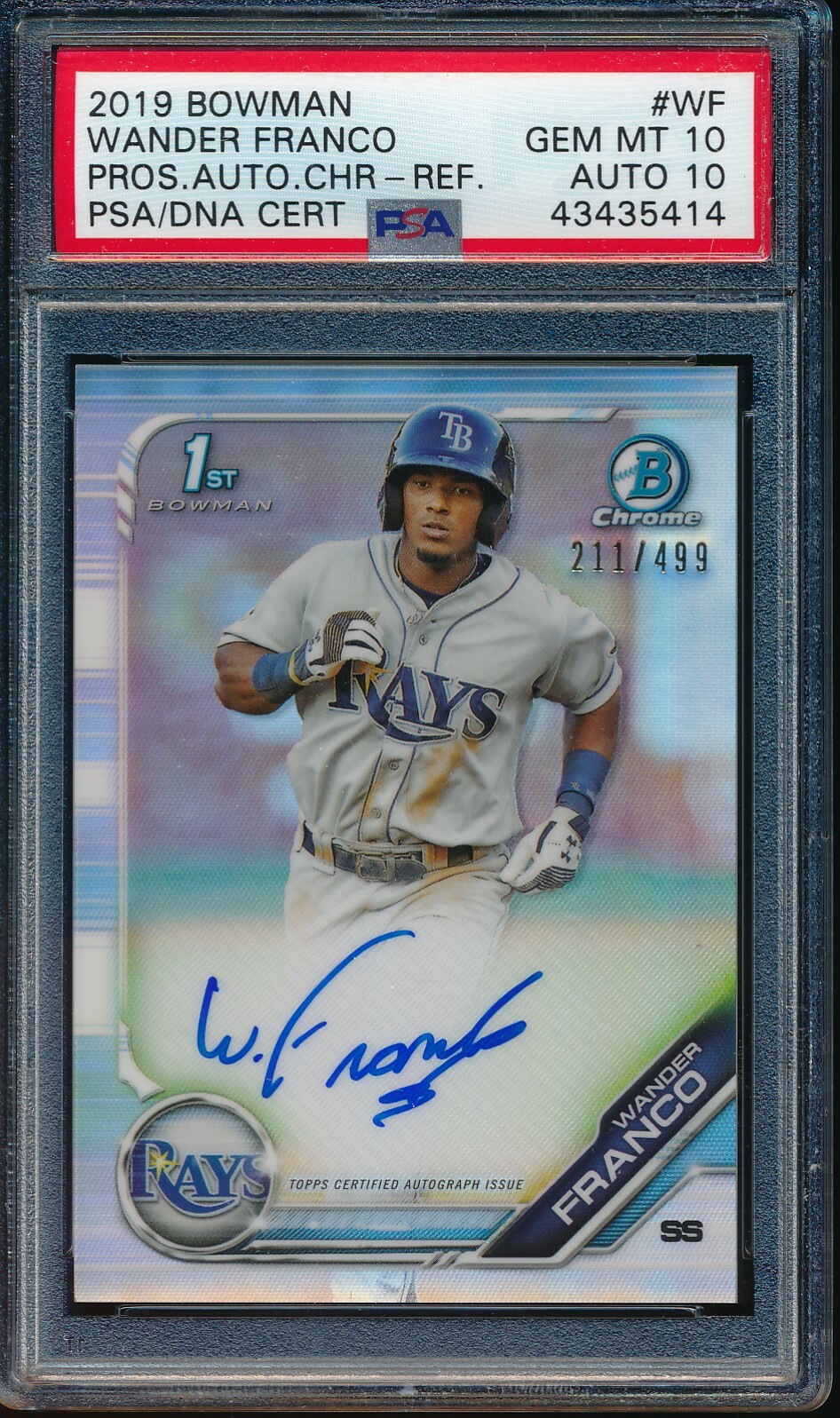その他 2019 Bowman's Best Atomic Wander Franco Wander Franco 2019 Bowman's Best Franchise Favorites