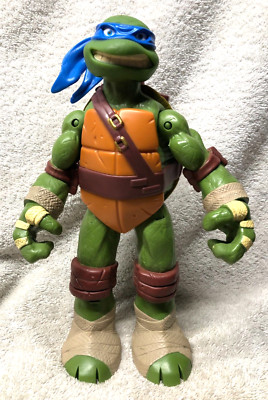 LEONARDO 10'' big figure tmnt PLAYMATES teenage mutant ninja turtles storage shel