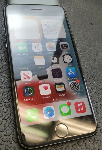 Apple iPhone 8 64GB Gray (Unlocked) scratched screen working