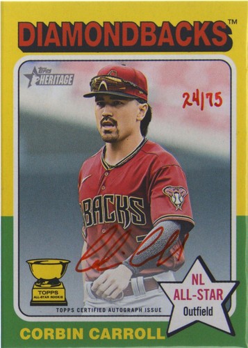 2024 Topps Heritage - Corbin Carroll #ROA-CCA