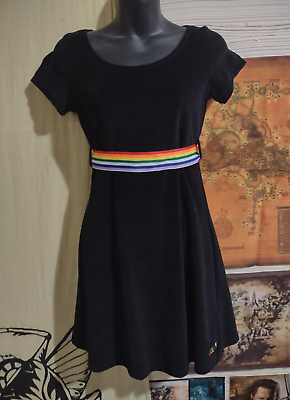 Rainbow black dress discount