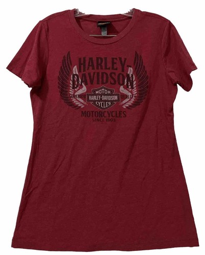 Harley Davidson Motorcycles Womens Size L Short Sleeve T