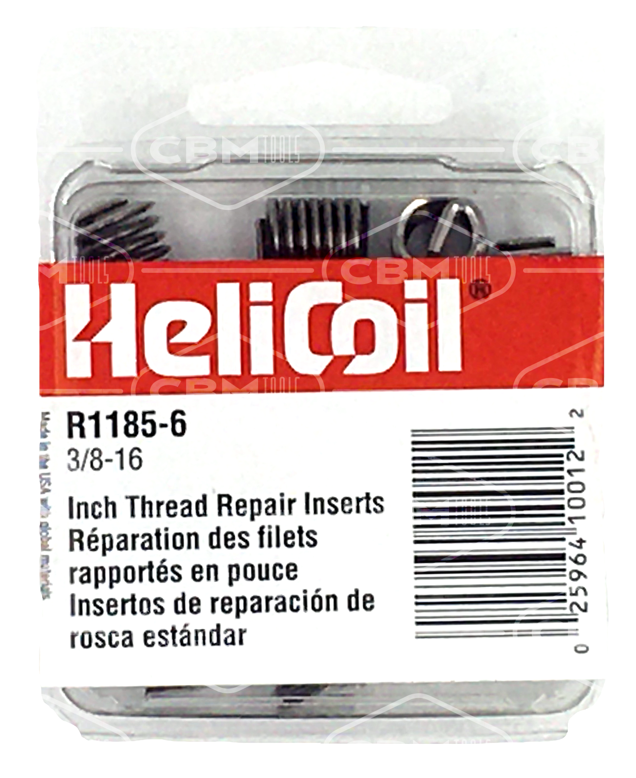 HeliCoil R1185-6 3/8-16 Inch Thread Repair Inserts 12pk