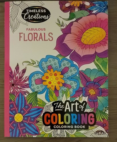 Cra-Z-art Timeless Creations FABULOUS FLORALS Coloring Book