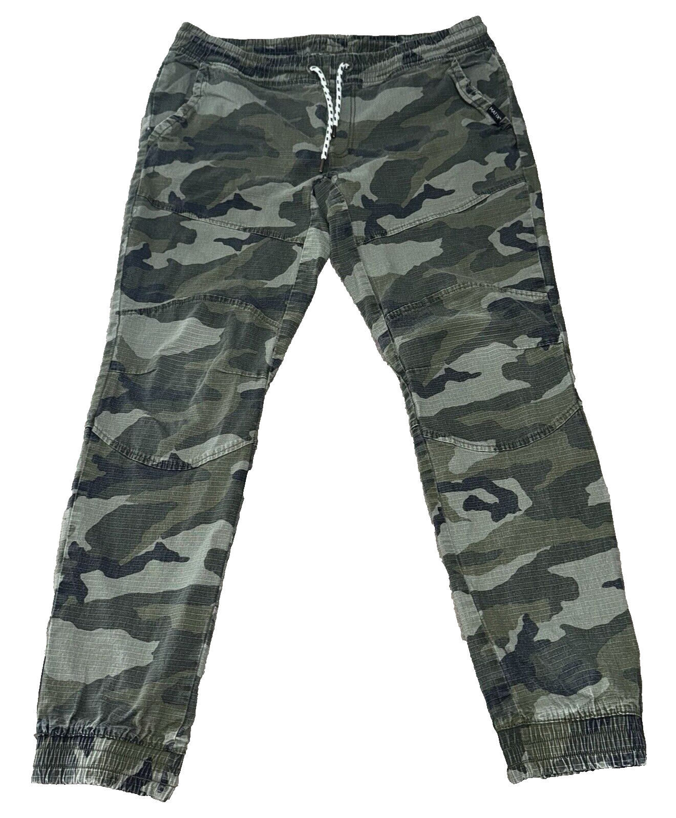 【MUCENT】25 MOVE SET-UP L LOGO CAMO WIDE BANDING PANTS Sadie Camo Sweatpants | Only $88.00 | Camo Green | Miss Me