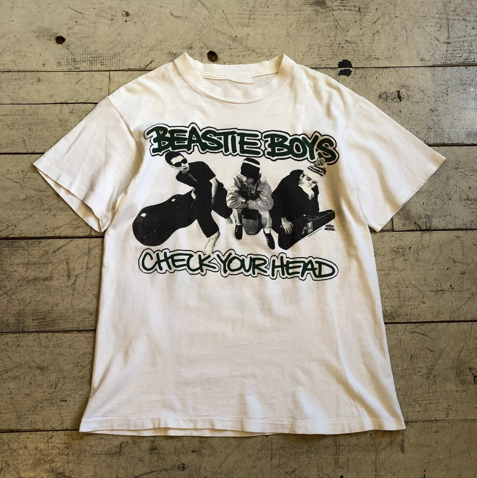 New BEASTIE BOYS check your head White Men S-2345XL T-shirt