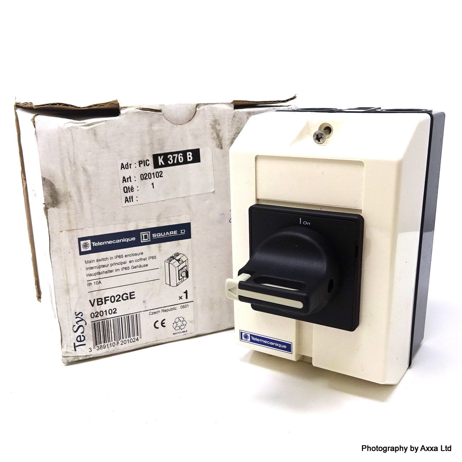 Telemecanique VCF1GE 25A 3Pole 11kw Emergency Stop//Main Switch In IP65 Enclosure