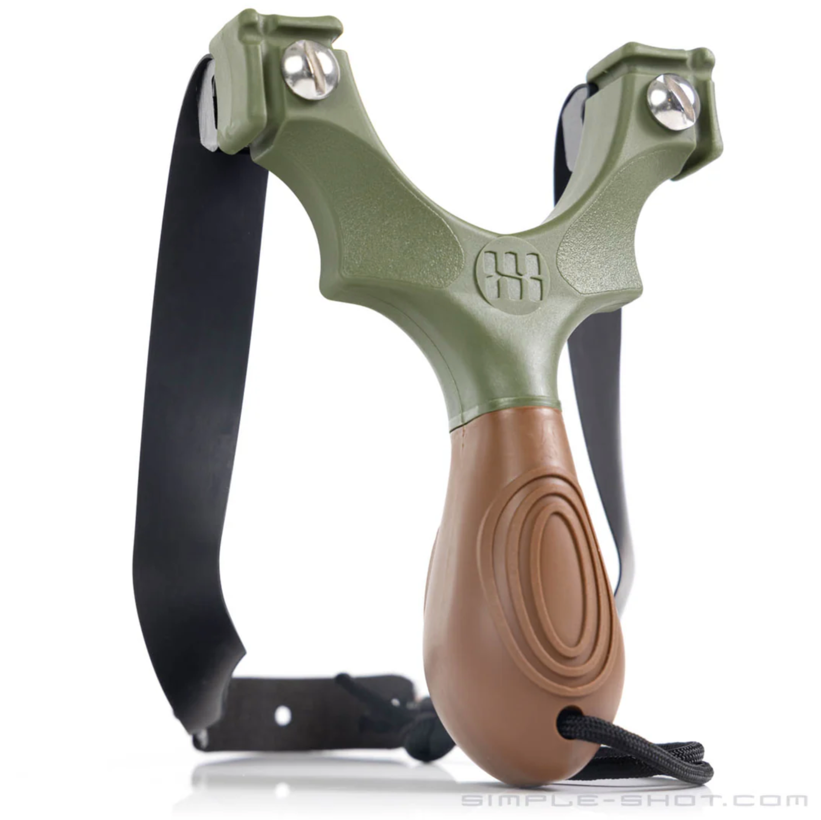 SimpleShot SCOUT XT Slingshot Bundle with 2 Flat Bands, Spinner Target, and Ammo