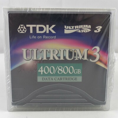 TDK Ultrium LTO 3 400/800GB Data Cartridge 5 Pack