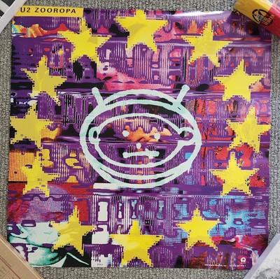 U2 Zooropa original US promo poster