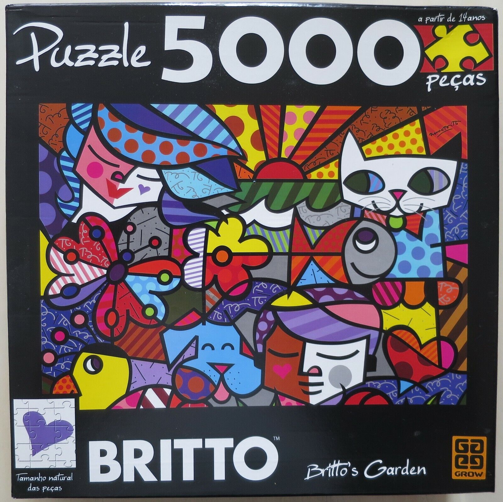 Romero Britto's Garden 5000 pcs Puzzle 97x137cm 3 x 4.5 ft Romero Britto's Garden 5000 pcs Puzzle 97x137cm 3 x 4.5 ft