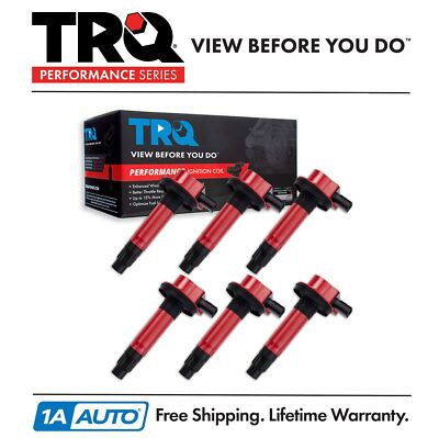 TRQ Performance Ignition Coil Set Fits 2016-2019 Ford 2016-2020 Lincoln