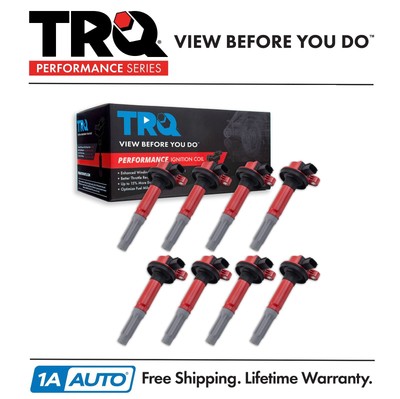 TRQ Performance Ignition Coil Set Fits 11-16 Ford F-150 11-15 Mustang
