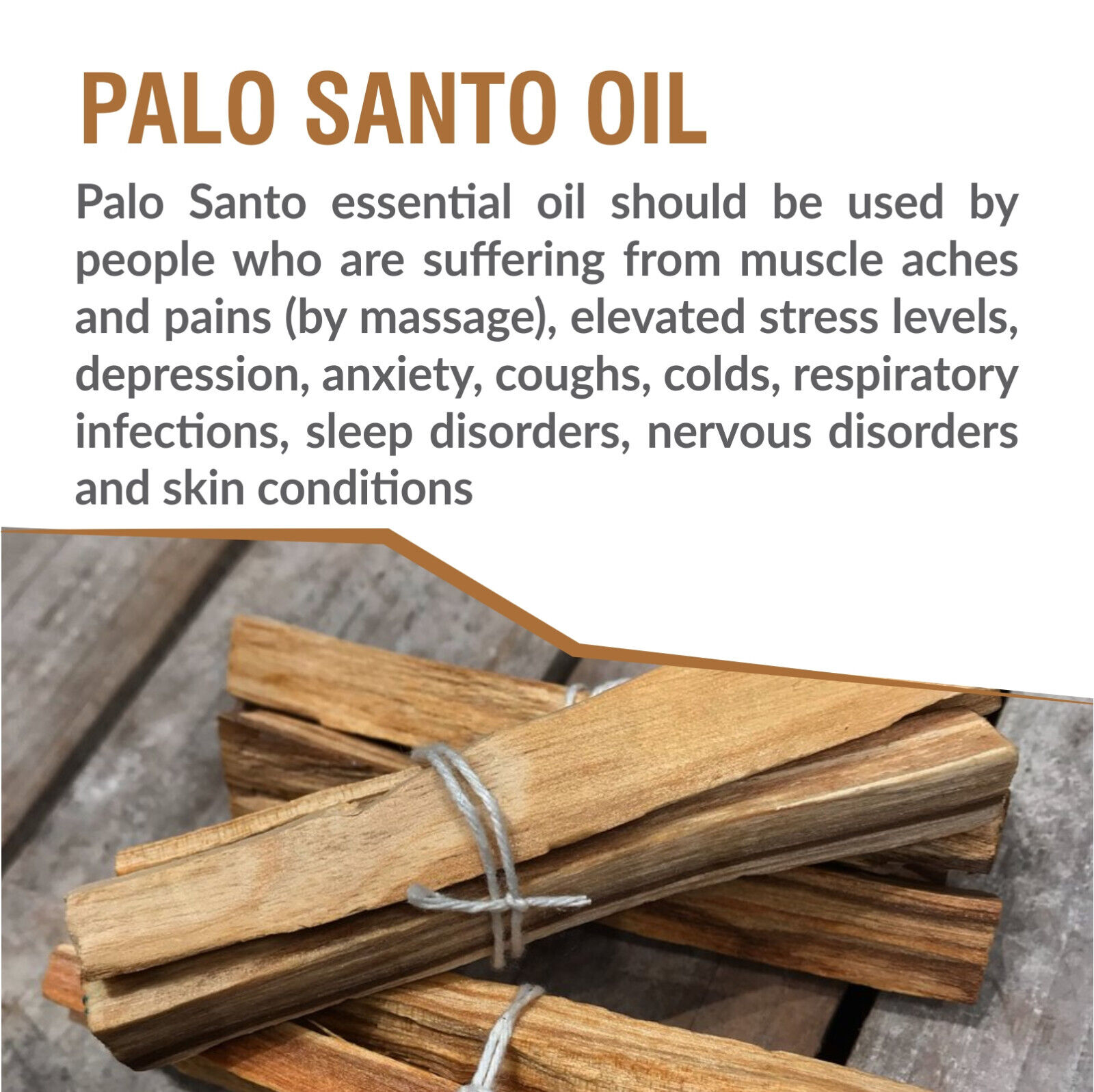Palo Santo (Bursera Graveolens) Huile essentielle 100 % pure et naturelle -[10 ml-5 000 ml] - Photo 4 sur 12