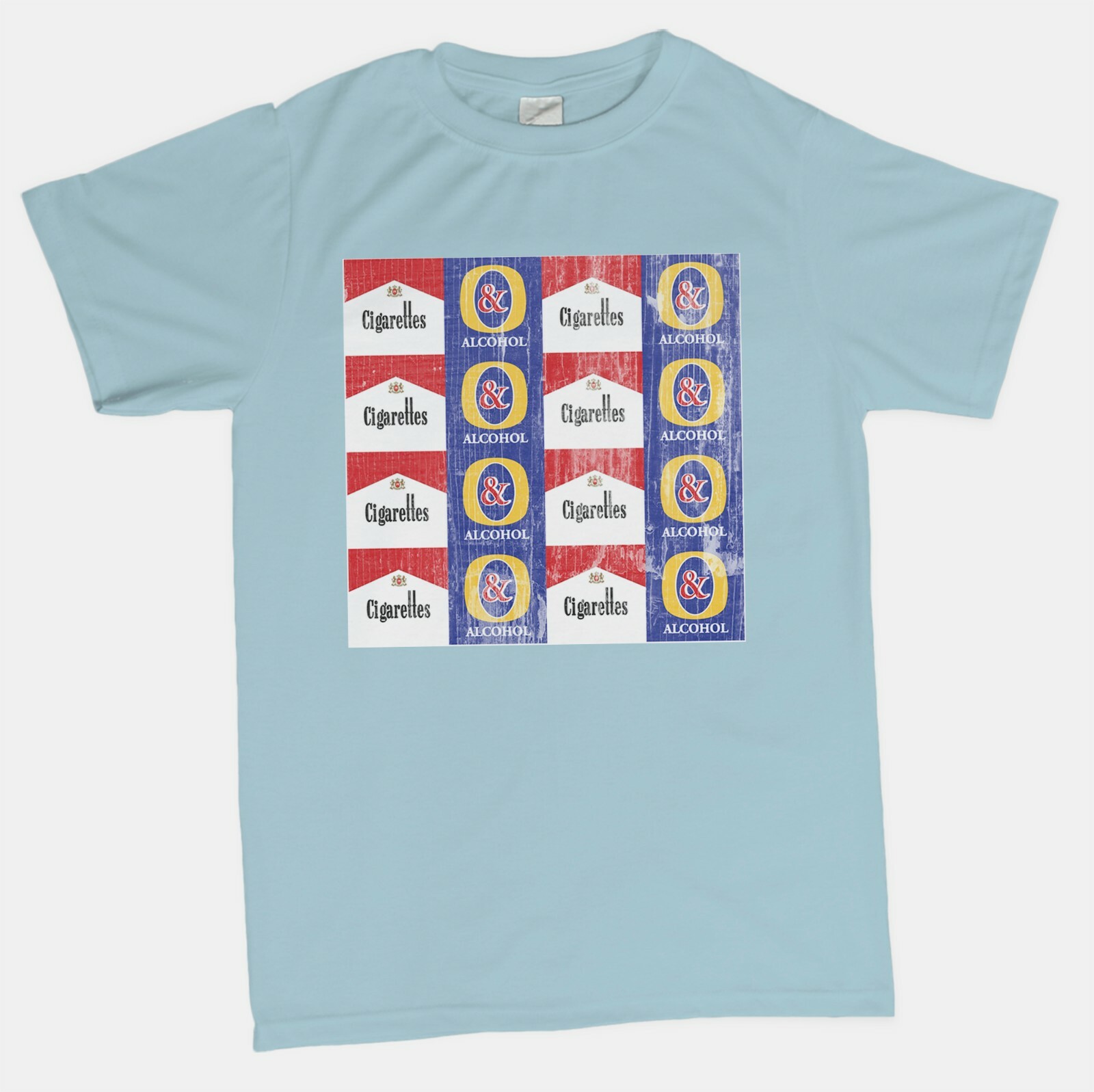 OASIS Cigarettes and Alcohol T Shirt Inspired Vintage Style