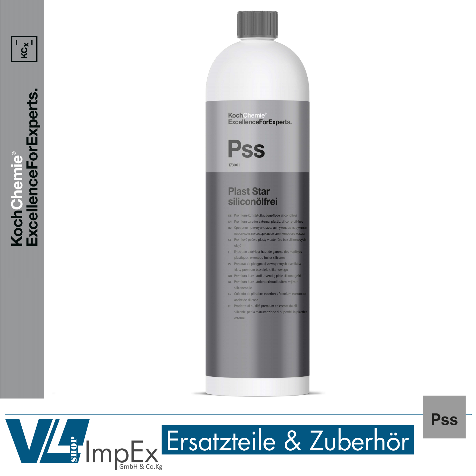 Koch Chemie Pss Plast Star siliconfrei Premium Kunststoffpflege 1L Liter - 1.St