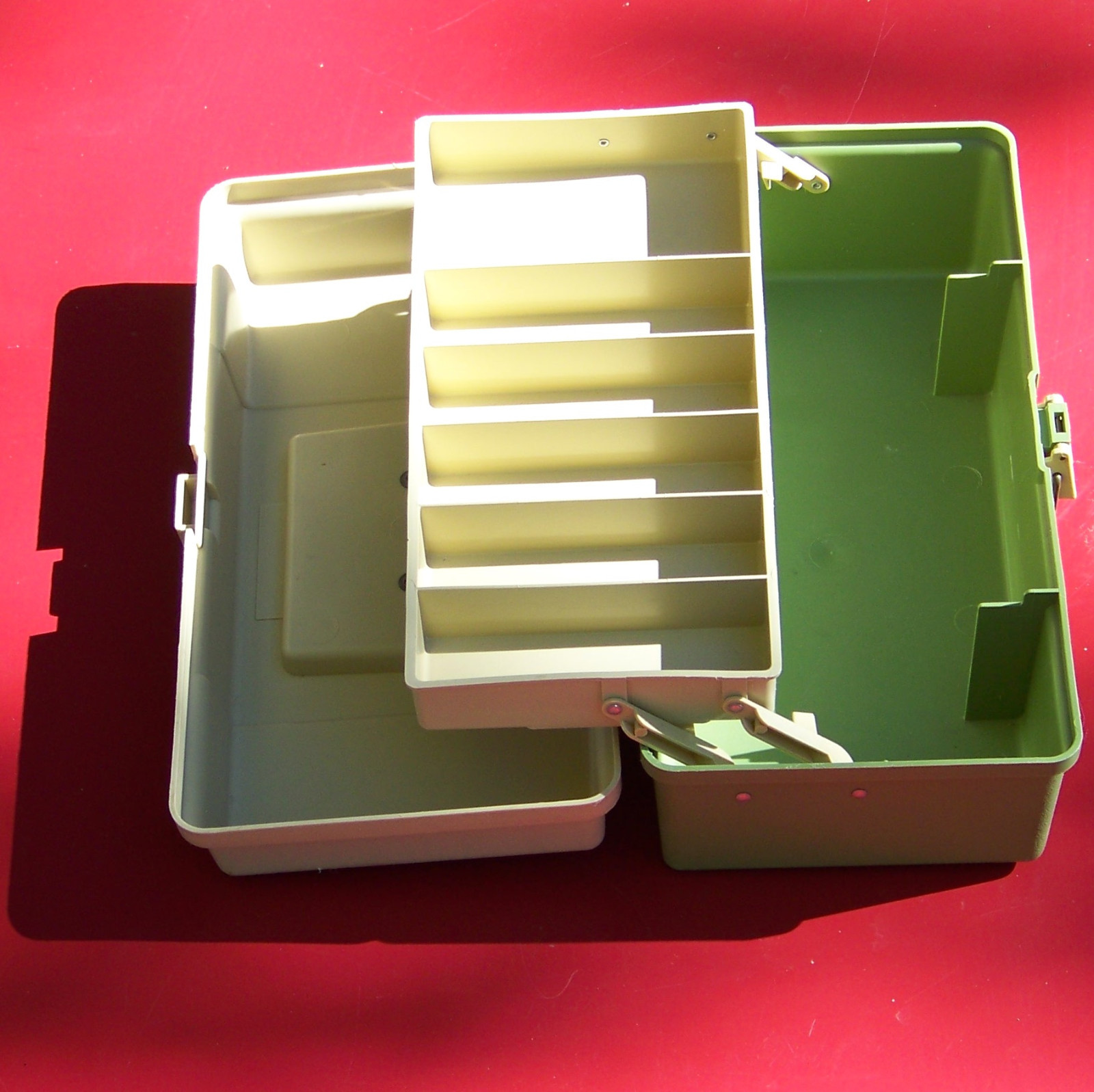Classic Exceptionally-Clean Sewing Supplies Case without Wear or Fading from sun