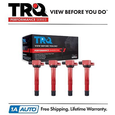TRQ Performance Ignition Coil Set Fits 2002-2012 Acura 2000-2011 Honda